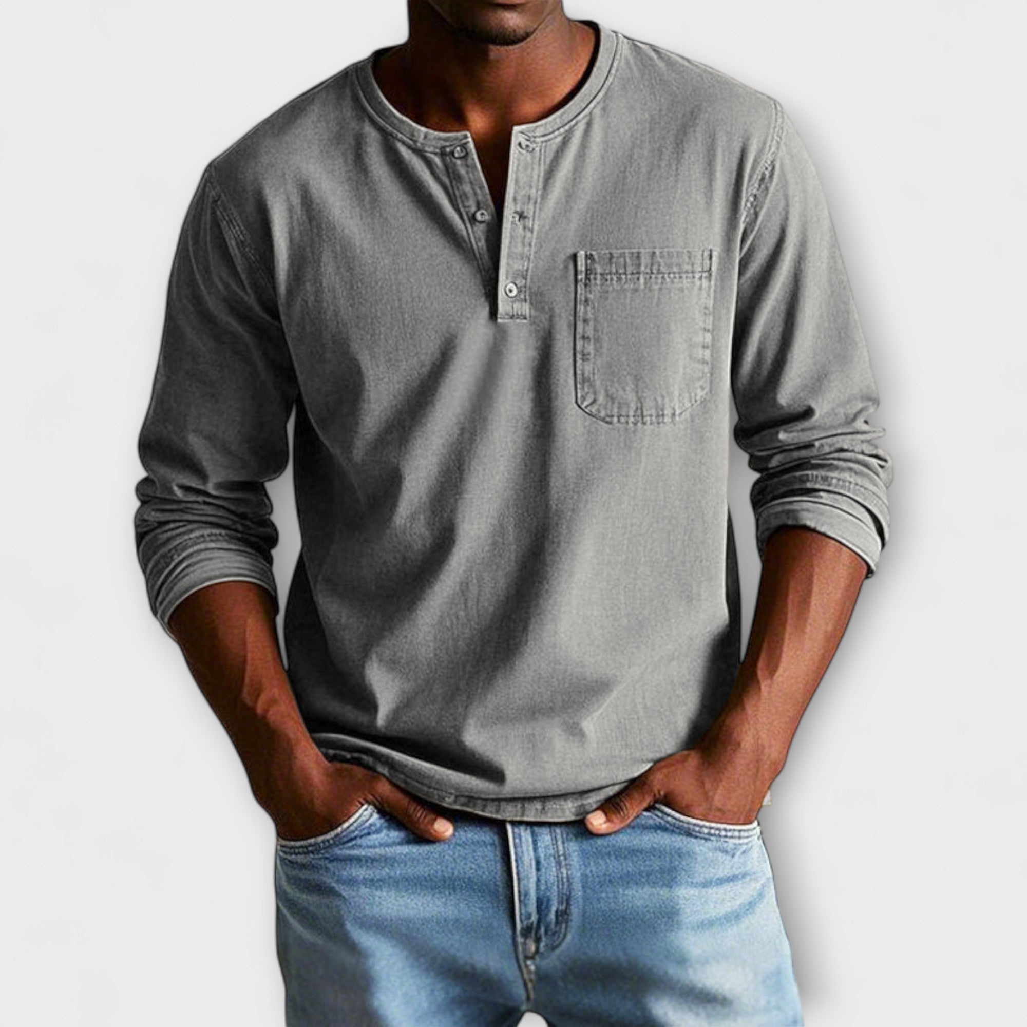 Fabian - Vintage Langarmhemd