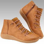 Nina – Trendige Orthopädische Ankle Boots im Vintage-Stil