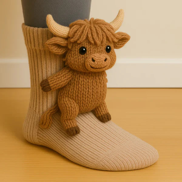Vera | Kuschelige Tierstricksocken