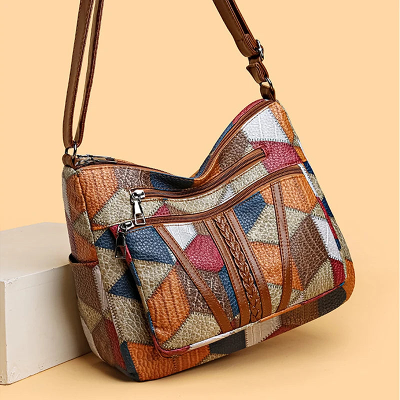 Samira - Elegante Handtasche mit Geometrischem Design