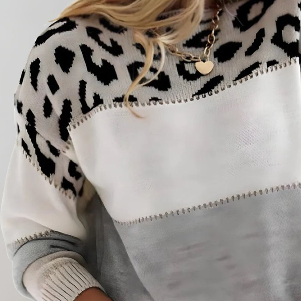 Valmont | Eleganter Leoparden-Pullover