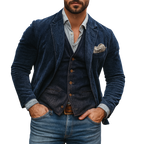 Patricio – Klassischer Blazer mit Weste