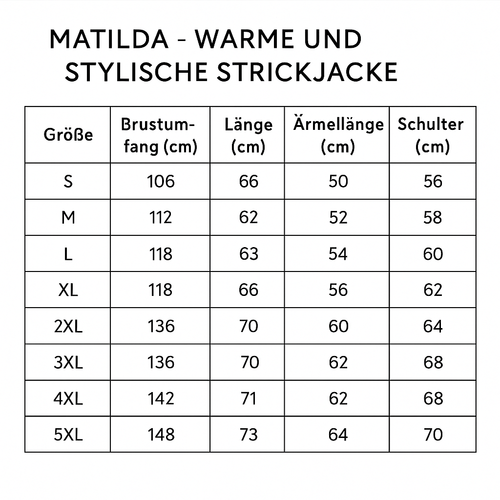 Matilda – Warmer und stilvoller Strickjacke