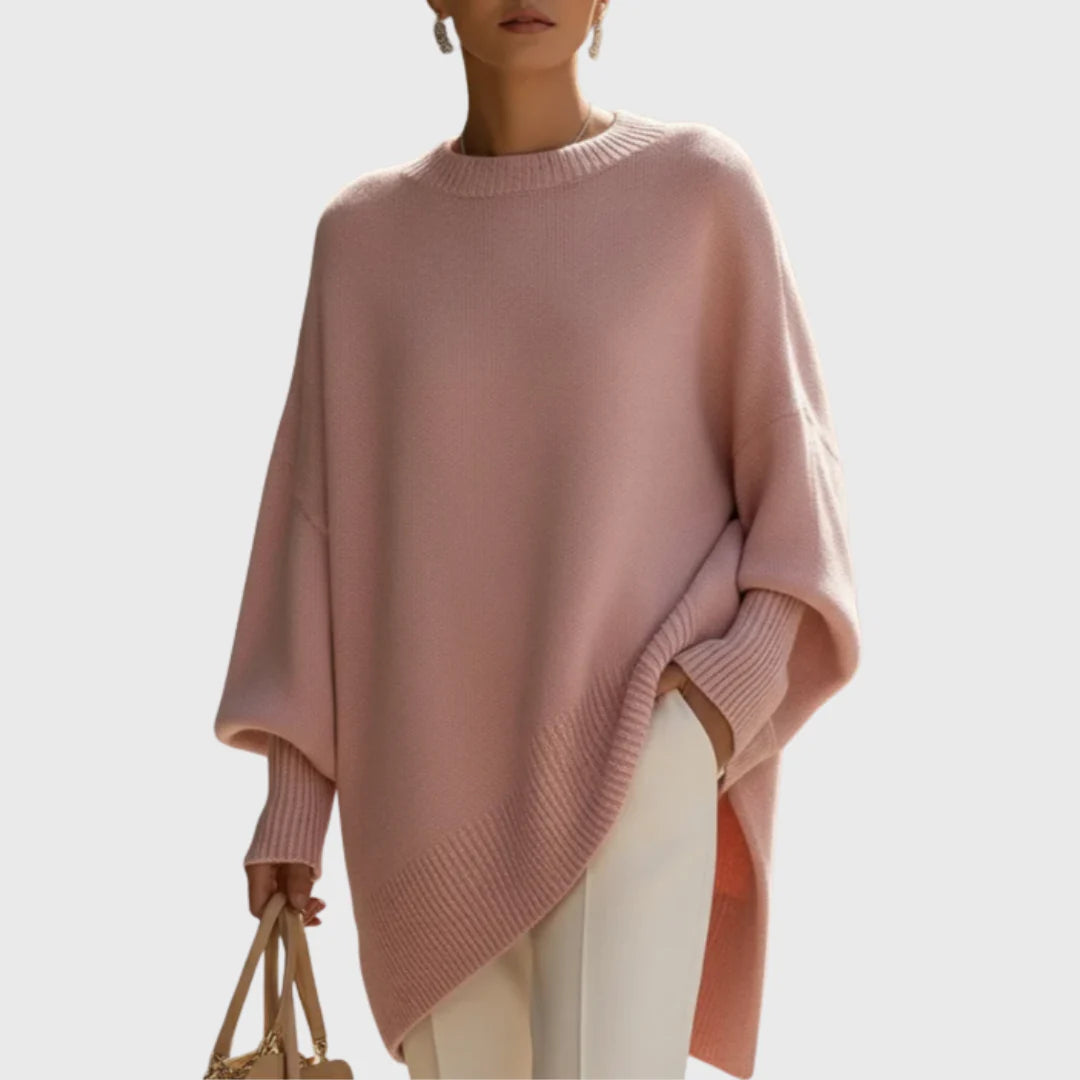 Livia – Oversized Poncho-Pullover