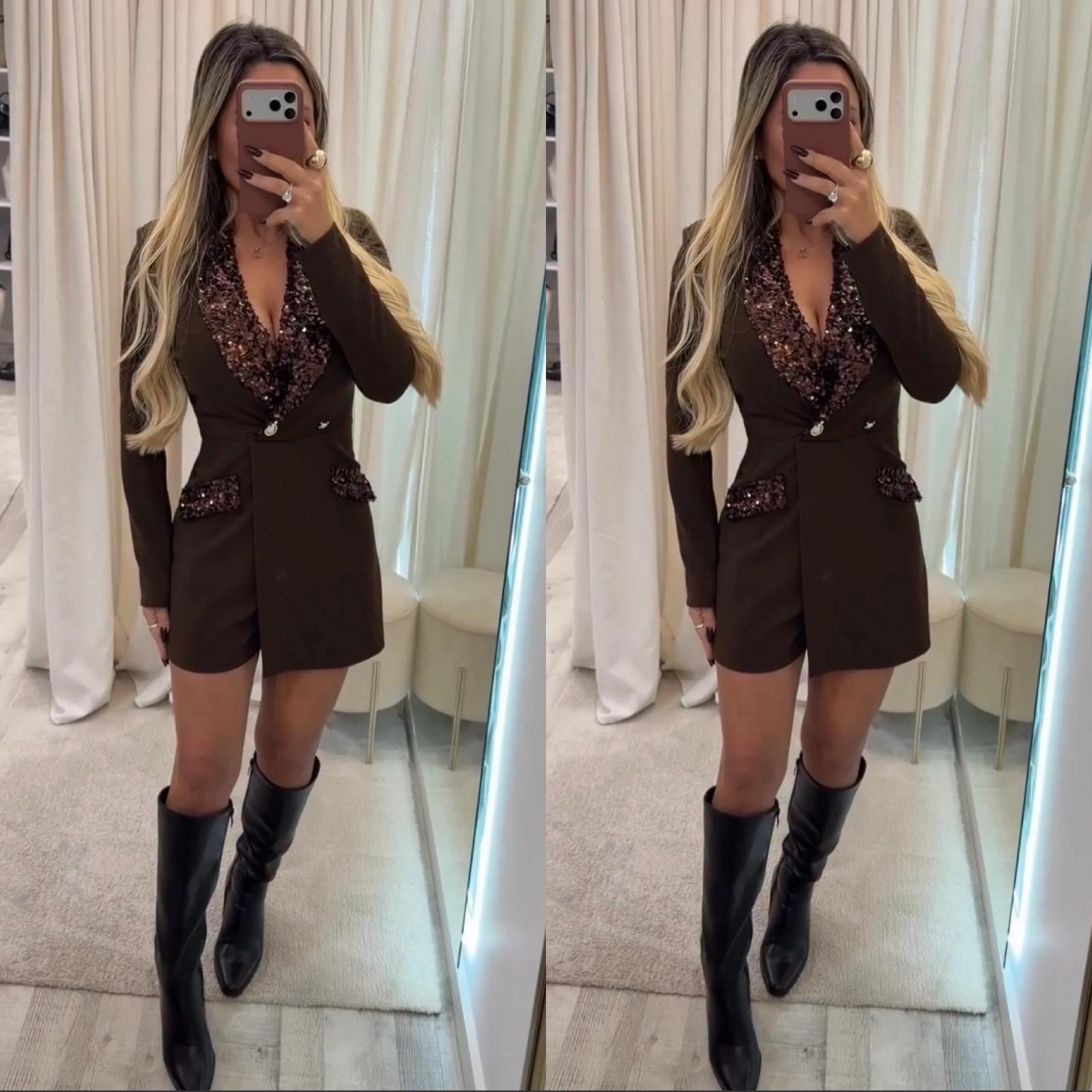 Tuta Andry - Glitzerkleid