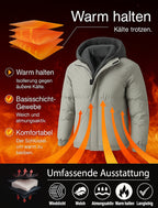 JAMES - Winterjacke aus Baumwollfleece