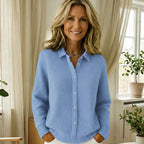 Elaine | Klassische Strickjacke mit Knöpfen