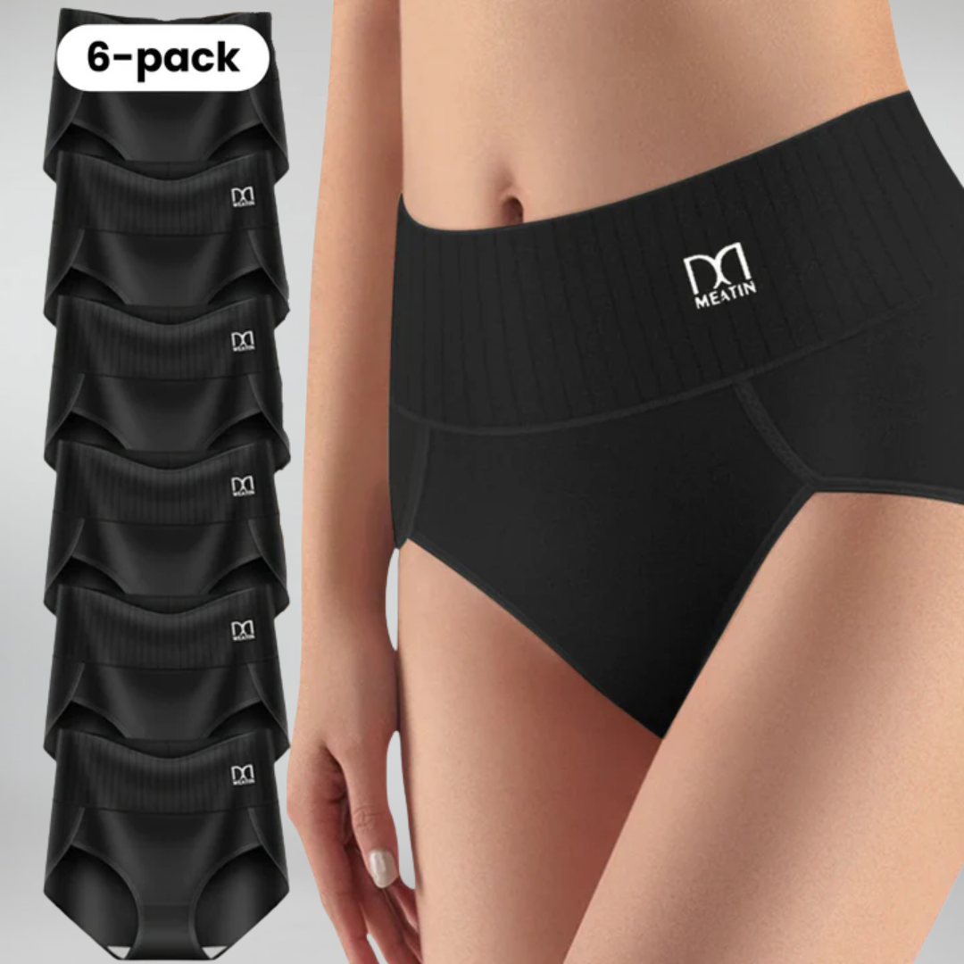 Shaplex – 6er-Pack Bequeme Slips mit Hoher Taille