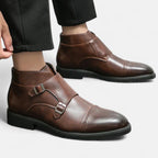 Patrizio | Herren Monk Strap Stiefeletten aus Premium-Ecopelle