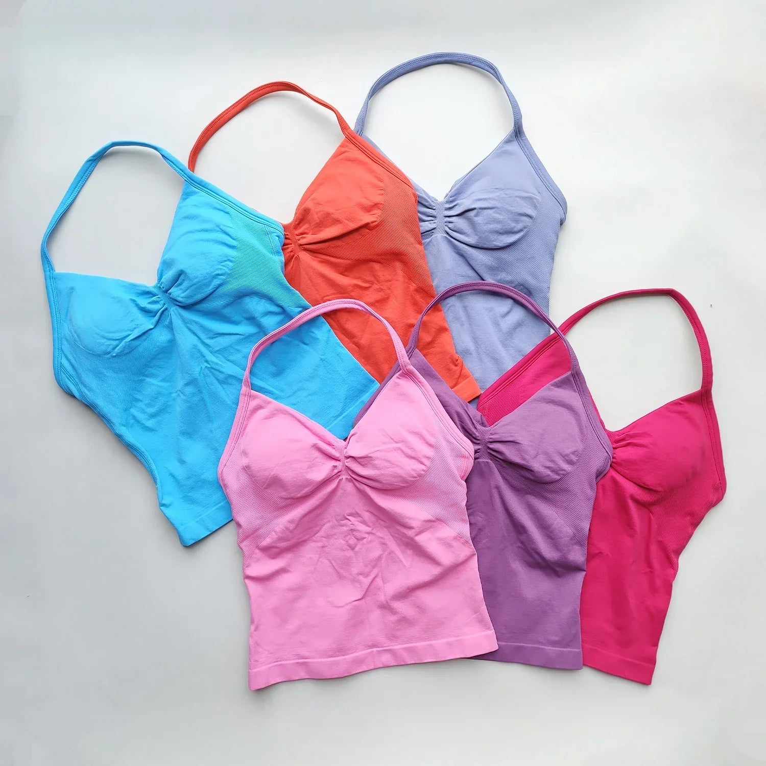 LADY Rückenfreies Gym-Top mit Scrunch-Effekt