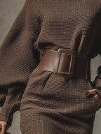 Gisella – Krótka sukienka z paskiem