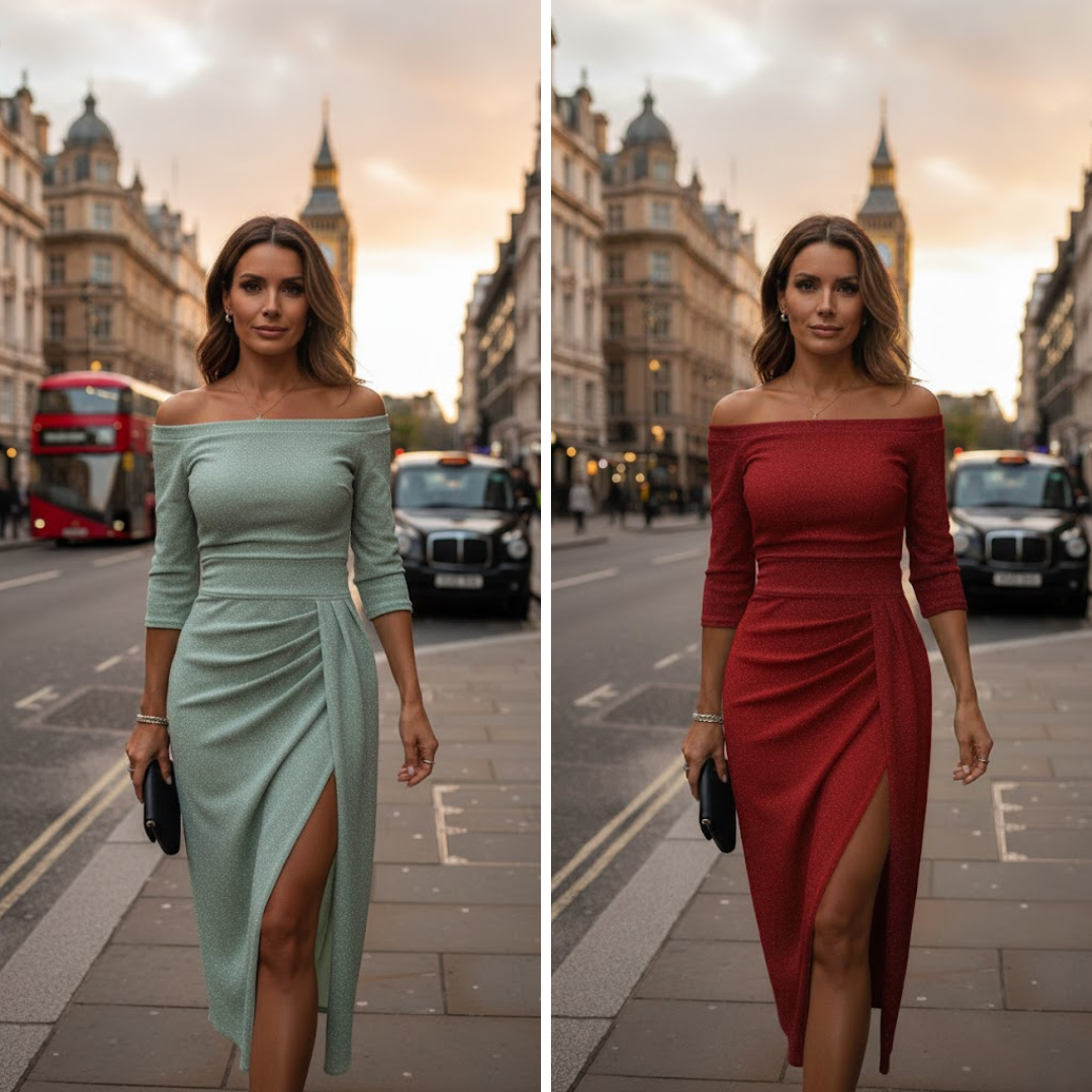 Isabeau | Elegantes Halterneck-Maxikleid mit fließender, anmutiger Passform