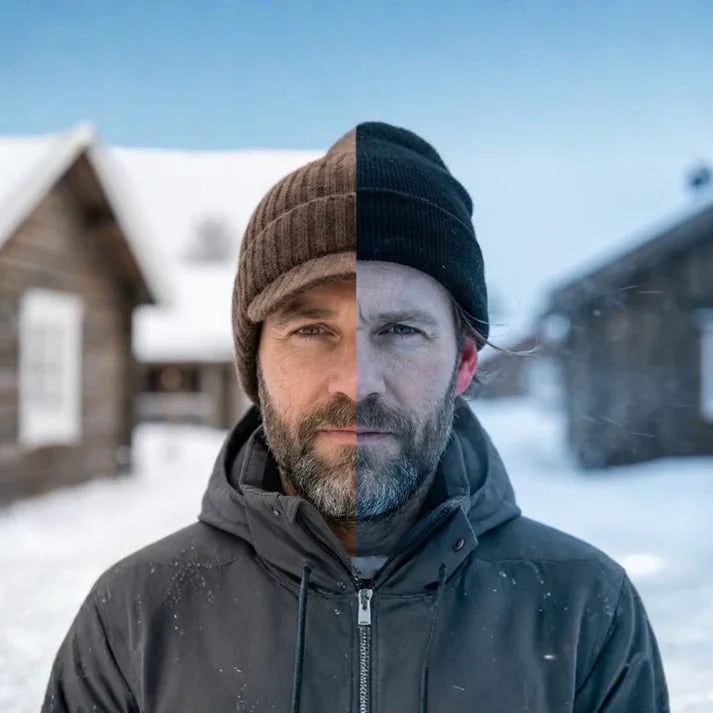 Fjordwarm – Skandinavische Wintermütze mit Ohrenschützern (Unisex, Einheitsgröße)