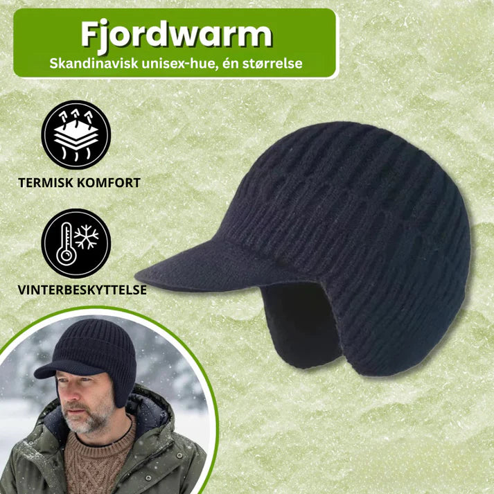Fjordwarm – Skandinavische Wintermütze mit Ohrenschützern (Unisex, Einheitsgröße)