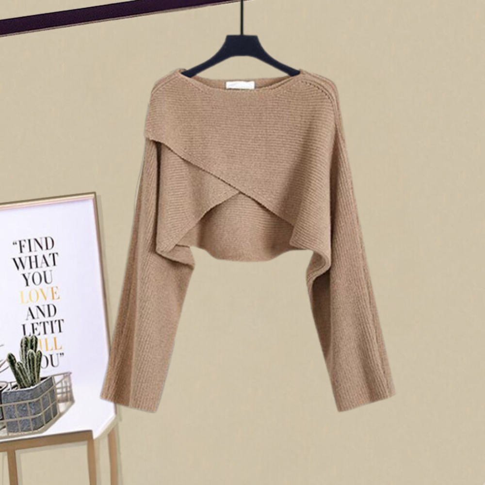 Alessia - Elegantes Strickkleid-Set